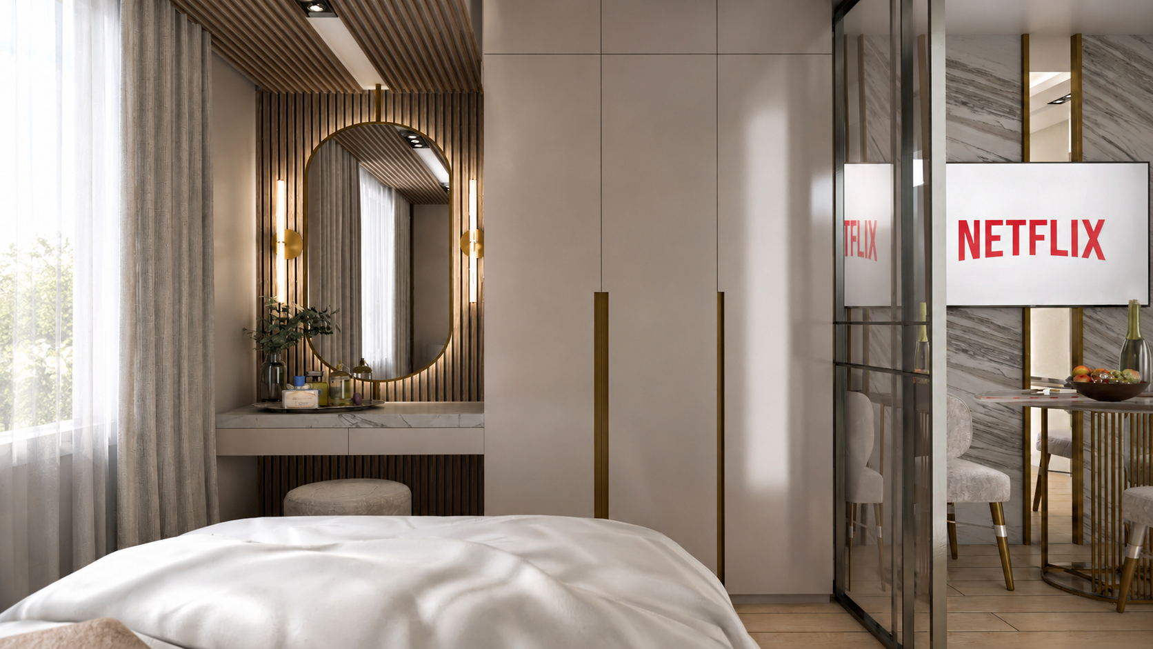 The Rise Makati one bedroom condominium interior design