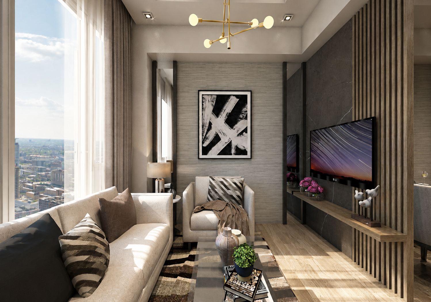 Central Parkwest BGC one bedroom condominium interior