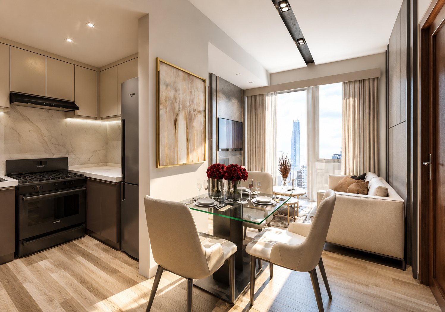 Central Parkwest BGC two bedroom condominium interior
